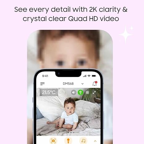 DM568 Candle 5” 2K Quad HD Wi-Fi® Video Monitor
