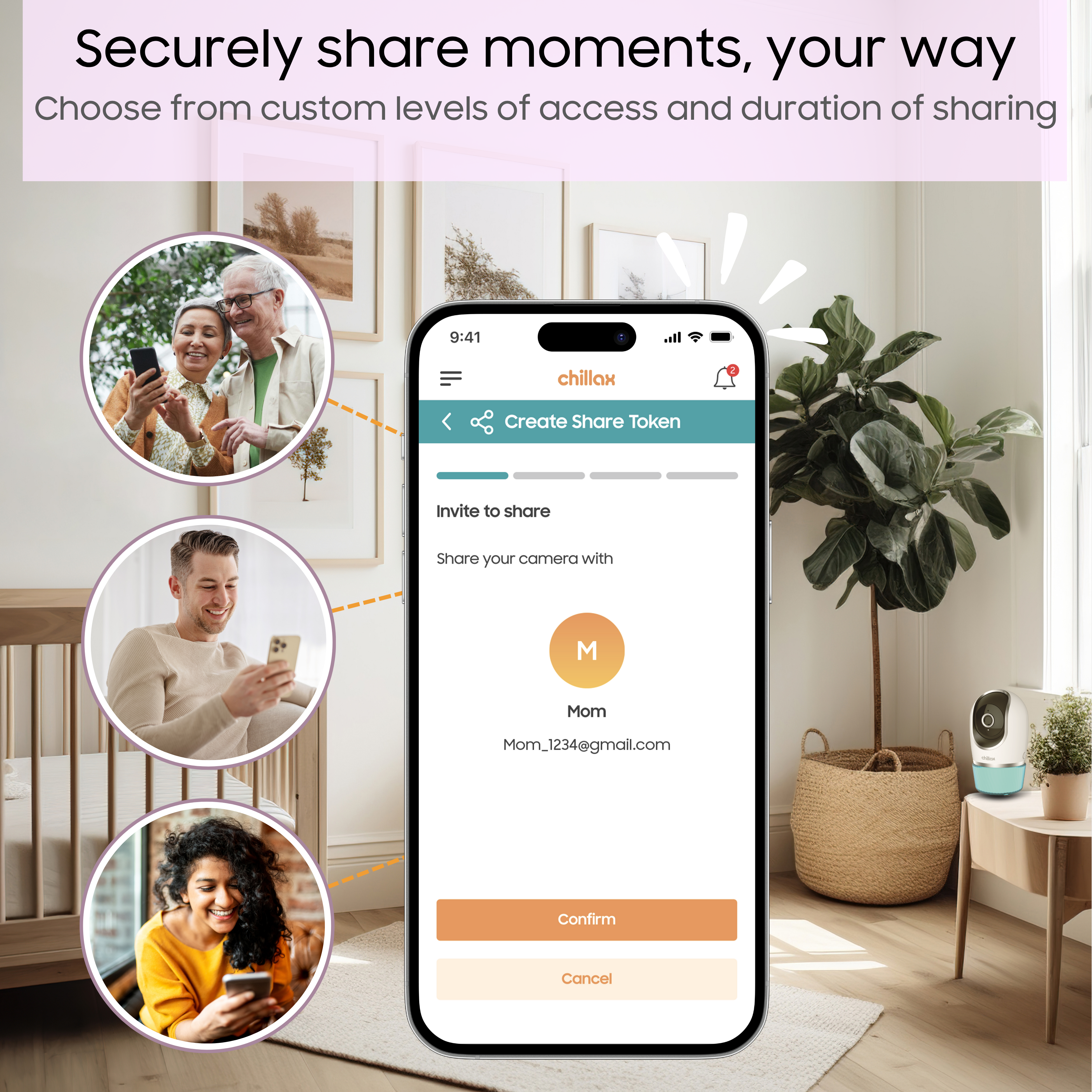 DM568 Candle 5” 2K Quad HD Wi-Fi® Video Monitor