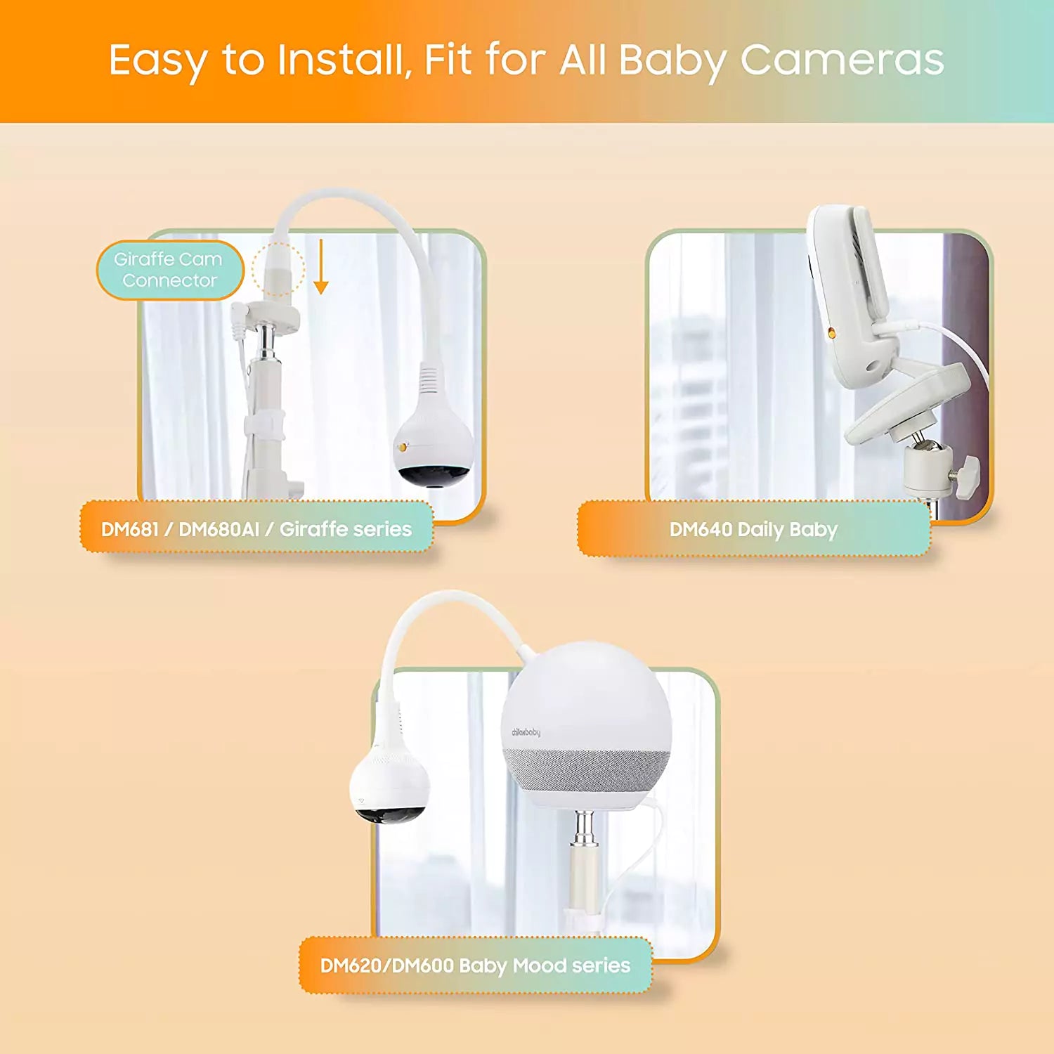 Universal Crib Mount Baby Camera Holder