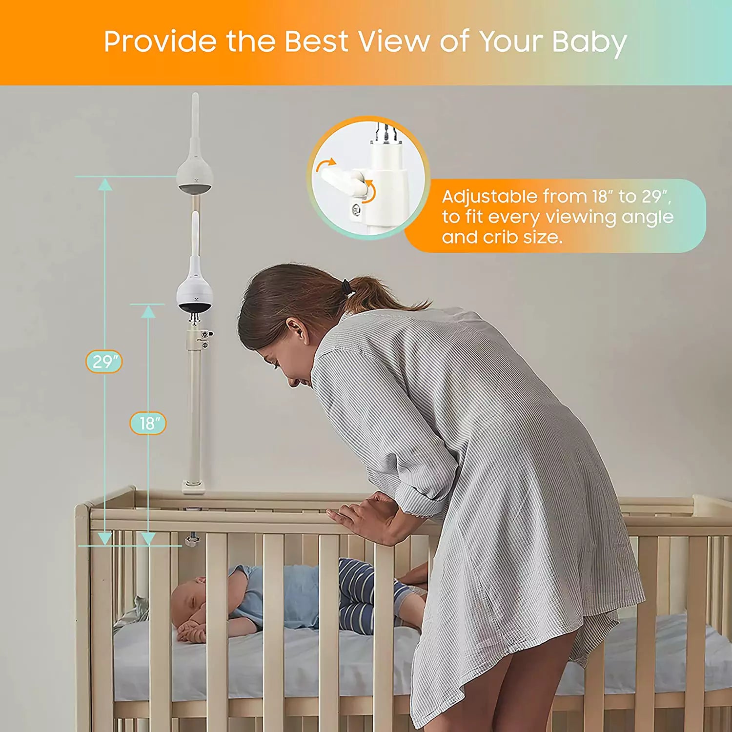 Universal Crib Mount Baby Camera Holder