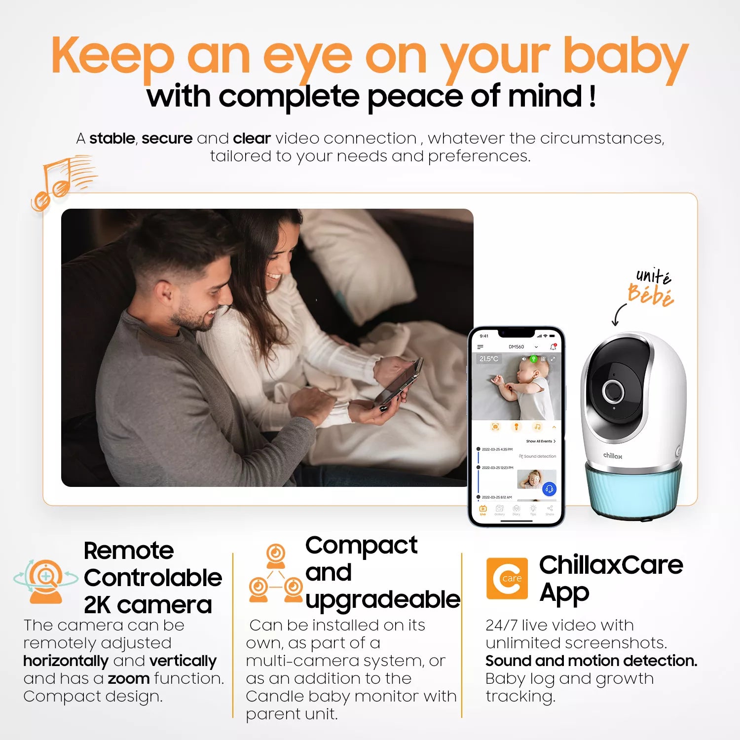 DM560 Baby Camera 2K QHD