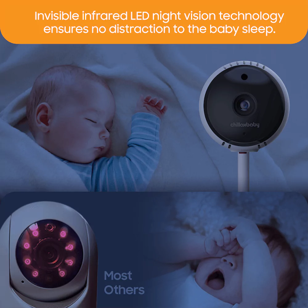 Smart Full HD Baby Monitor with Mood Light Soother