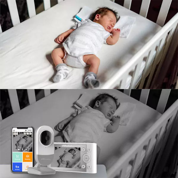 crystal clear night vision smart baby video monitor and app chillax 